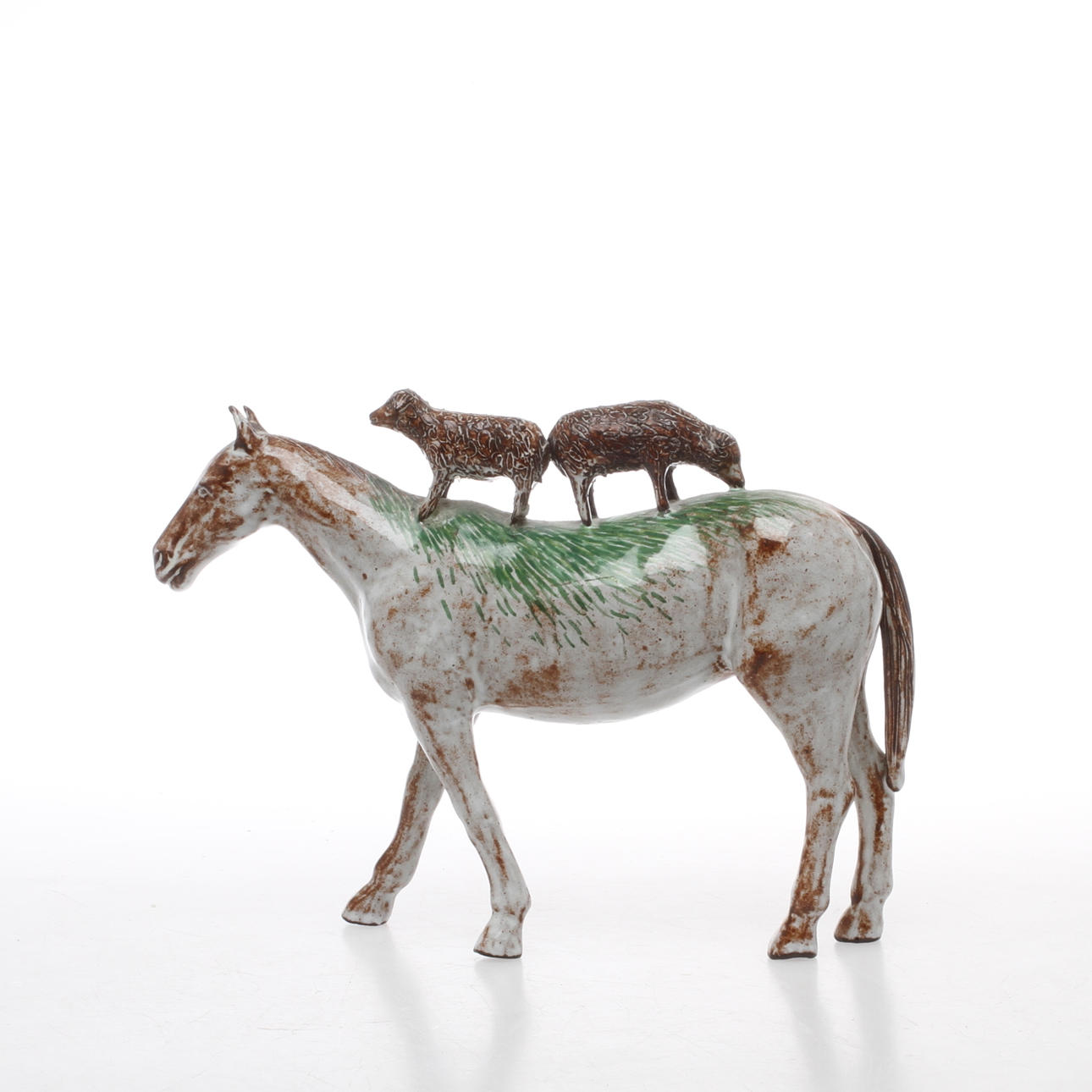 SARKA RADOVA. Skulptur, keramik, signerad samt otydlig datering.