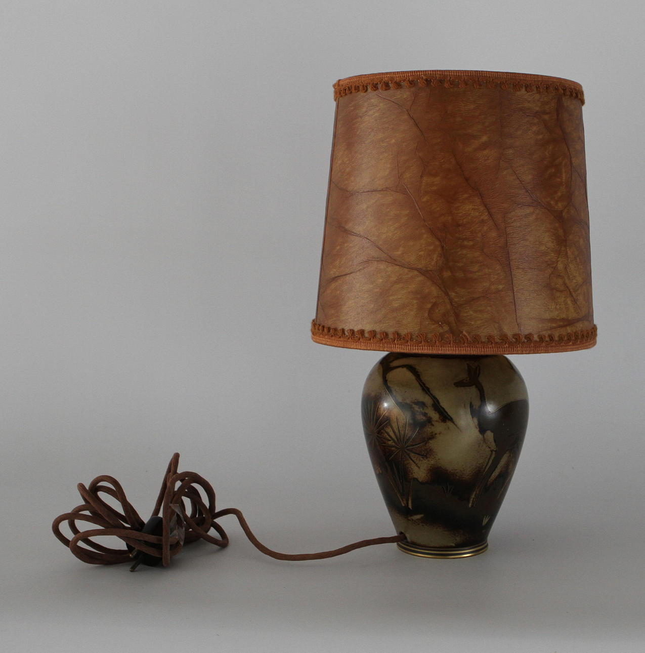 BORDSLAMPA, keramik, "Alp", Gunnar Nylund.