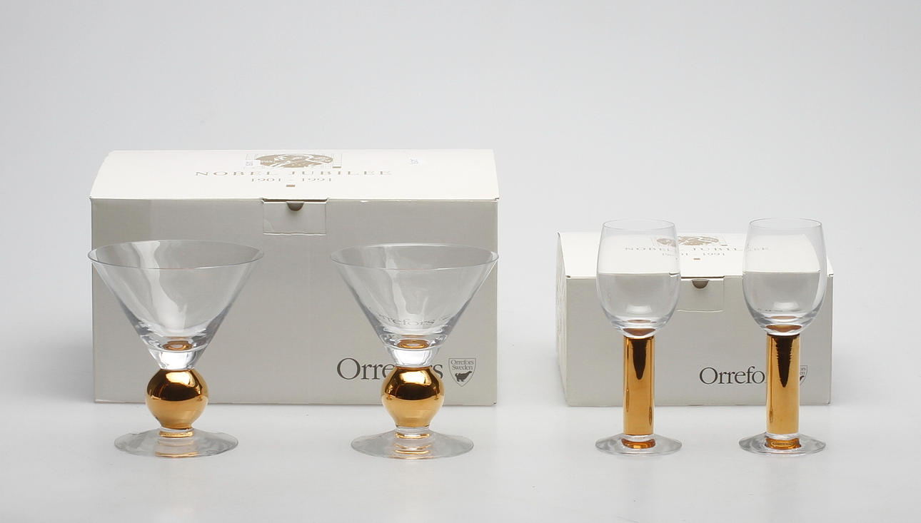 GLAS, 2+2, "Nobel", Gunnar Cyren, Orrefors.