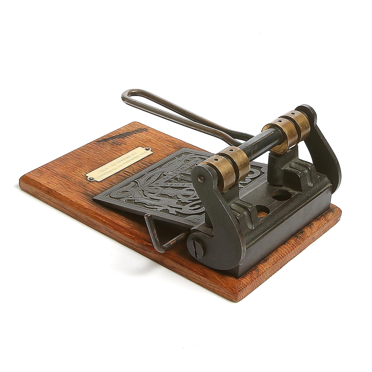 HÅLSLAG, järn, jugend, A.B. Tengwall, Helsingborg. Sekelskiftet 18/1900.