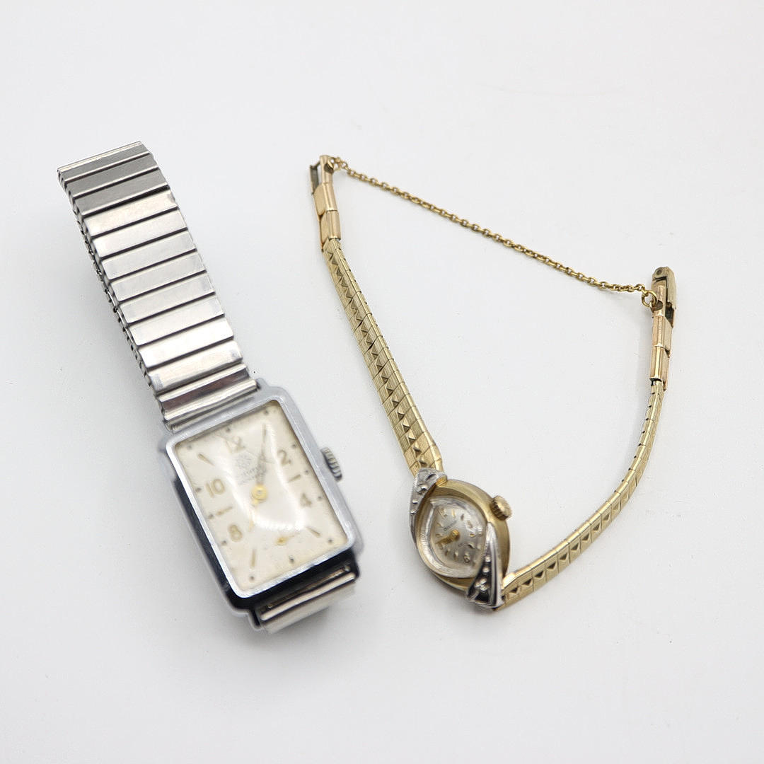 2 x WRISTWATCH + BULOVA WATCHES.