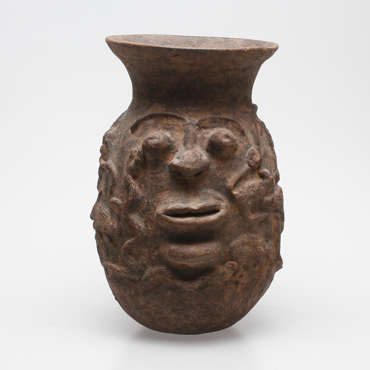 URNA, lergods, möjligen inka, precolumbiansk, 1400/1500-tal.