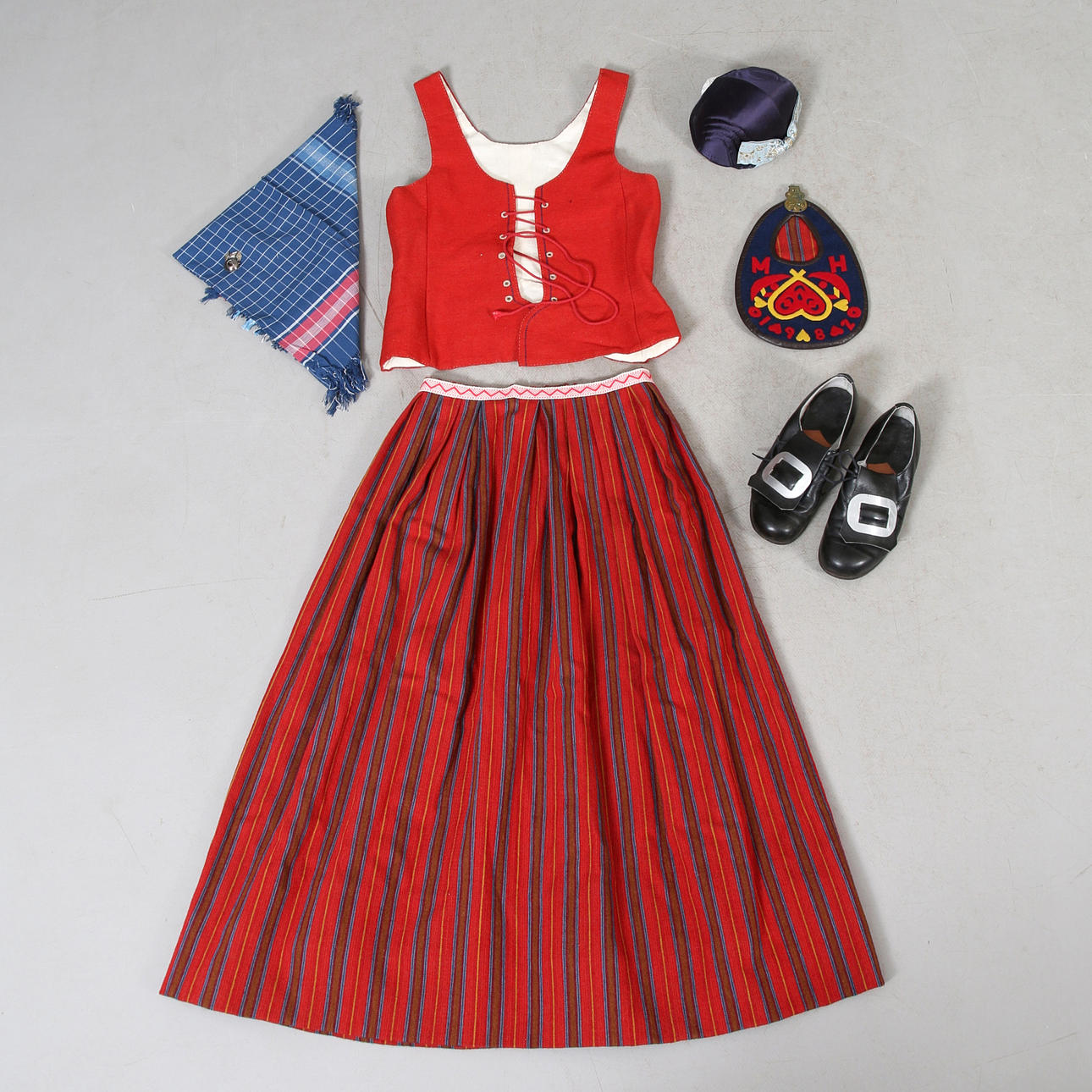 FOLKDRÄKT, Ångermanland, 1900-talets andra hälft.