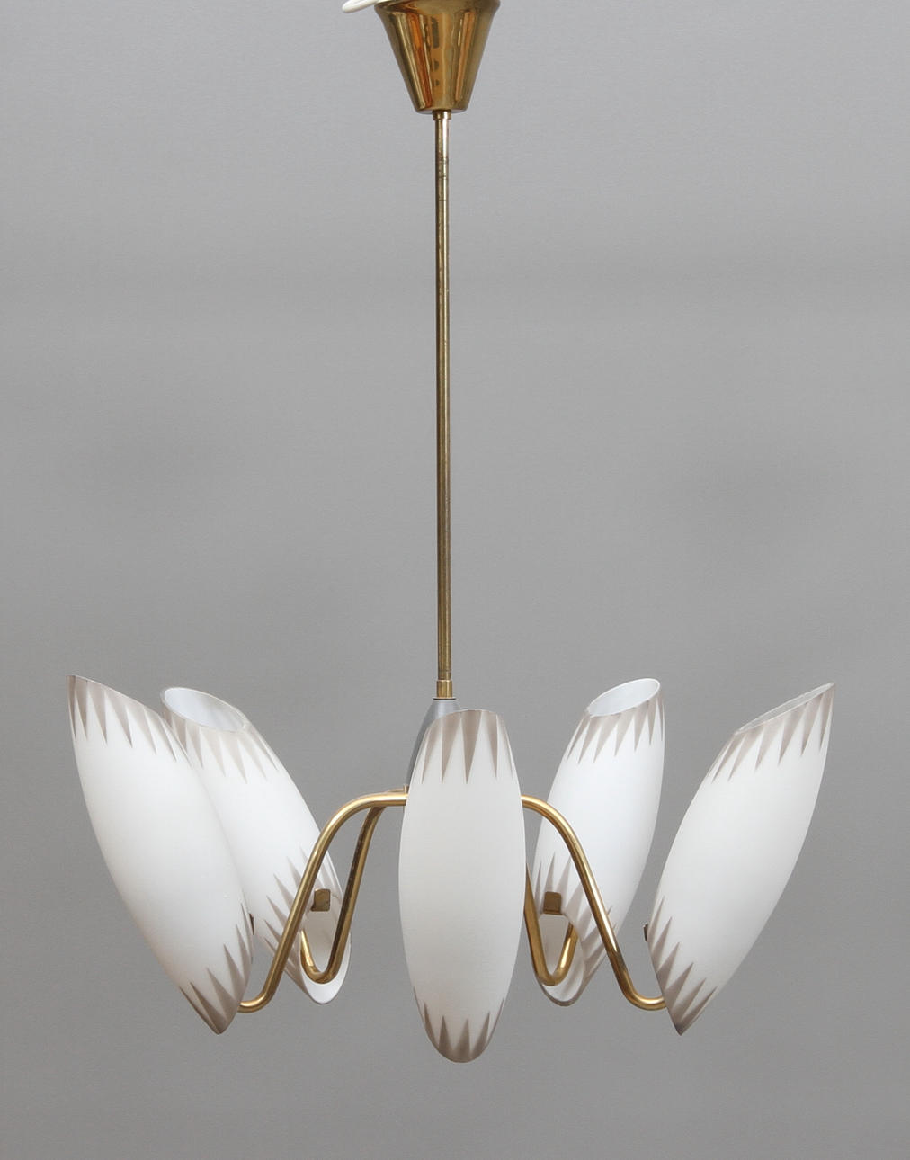 TAKLAMPA, 5 ljuspunkter, 1900-talets andra hälft.