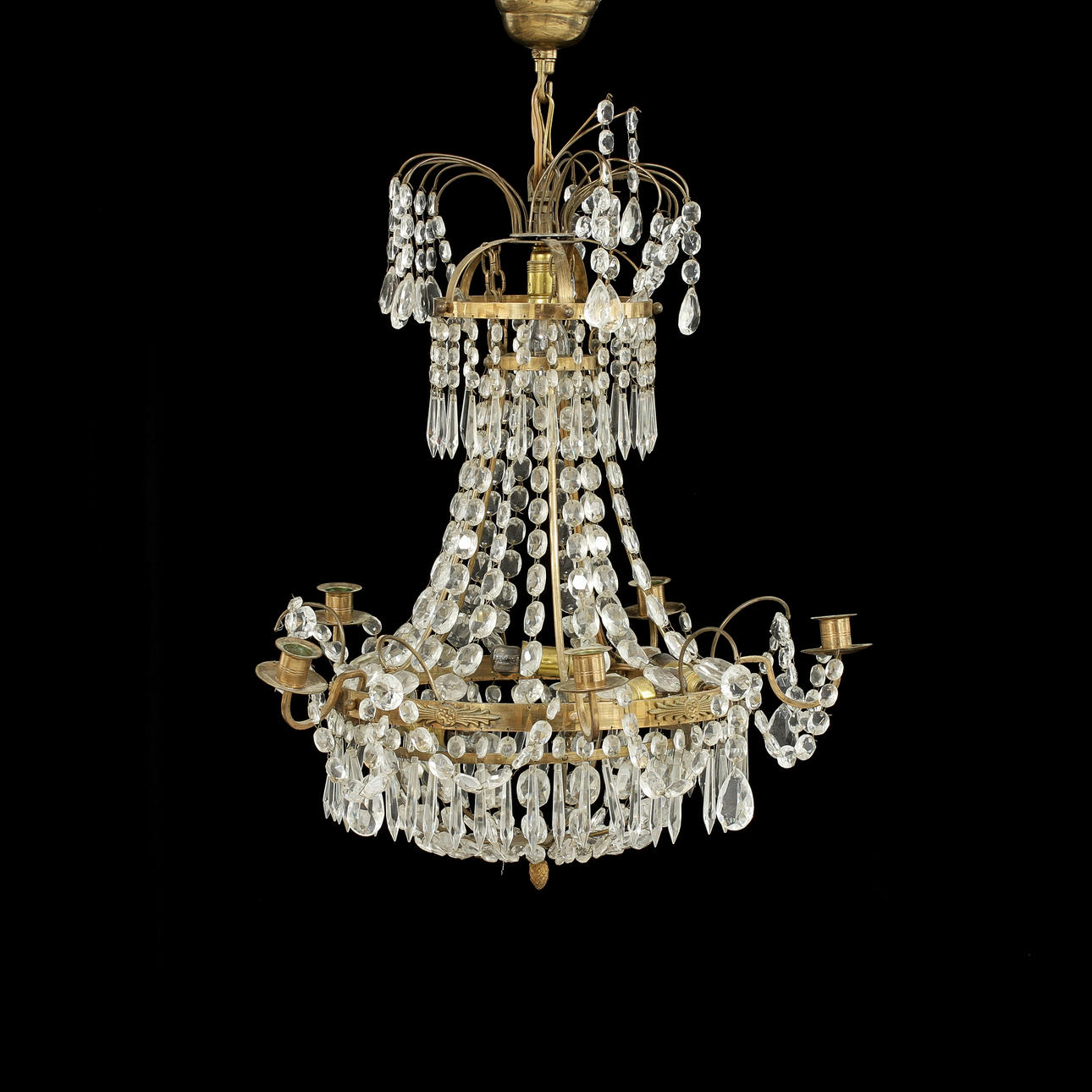 LJUSKRONA, empirestil, 1900-tal.