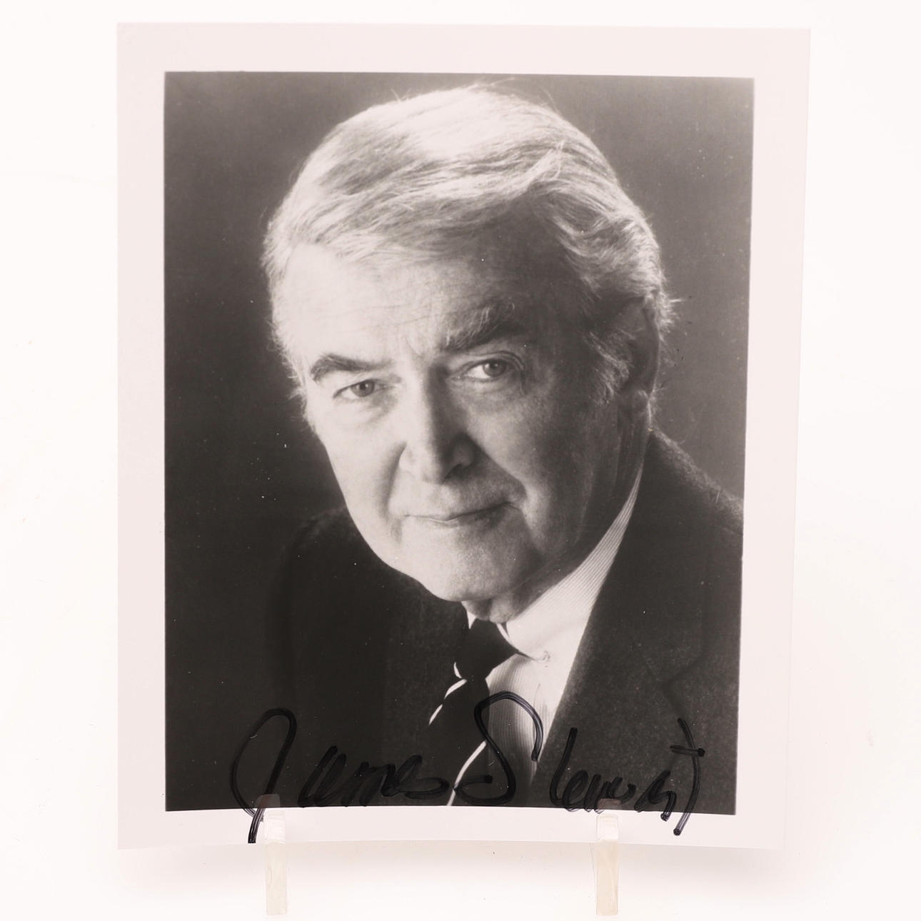 AUTOGRAMM. James Stewart (1908-1997), US-amerikanischer Schauspieler.