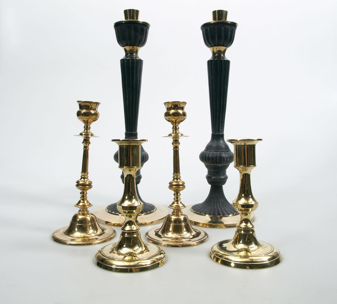 LJUSSTAKAR, 3 par, bland annat Gusum.