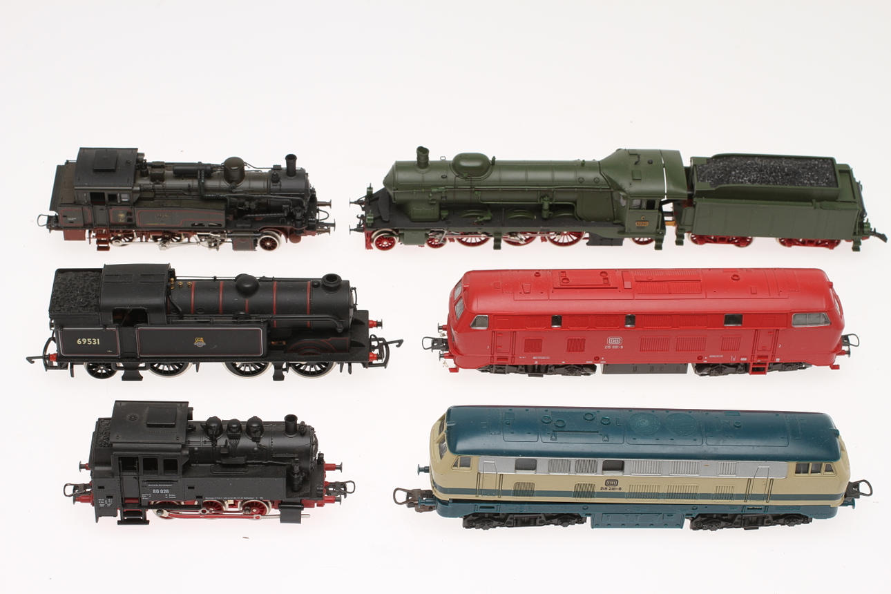 ROCO, LIMA, AIRFIX LOK SKALA HO.