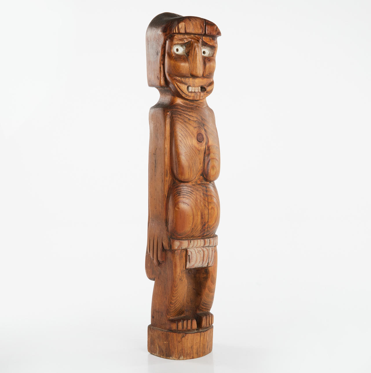 BENGT BORG. Sculpture, carved wood, signed.
