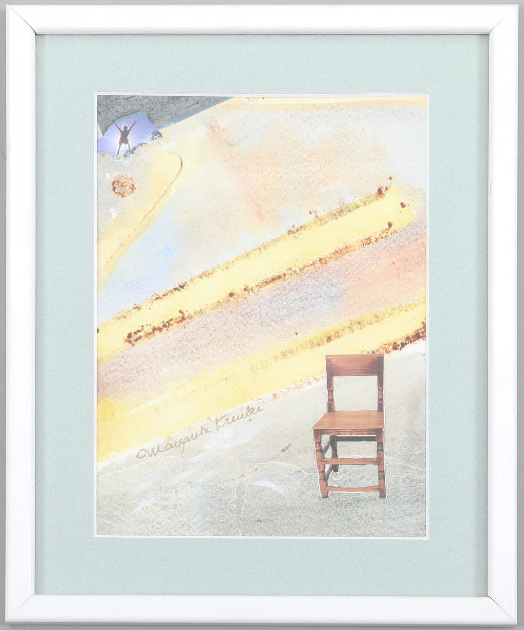 MARGARETA KREUTER. composición, firmado.