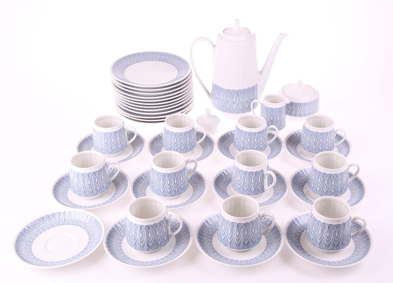 KAFFESERVIS, porslin, 39 delar, Charm - Rörstrand, 1950-tal.