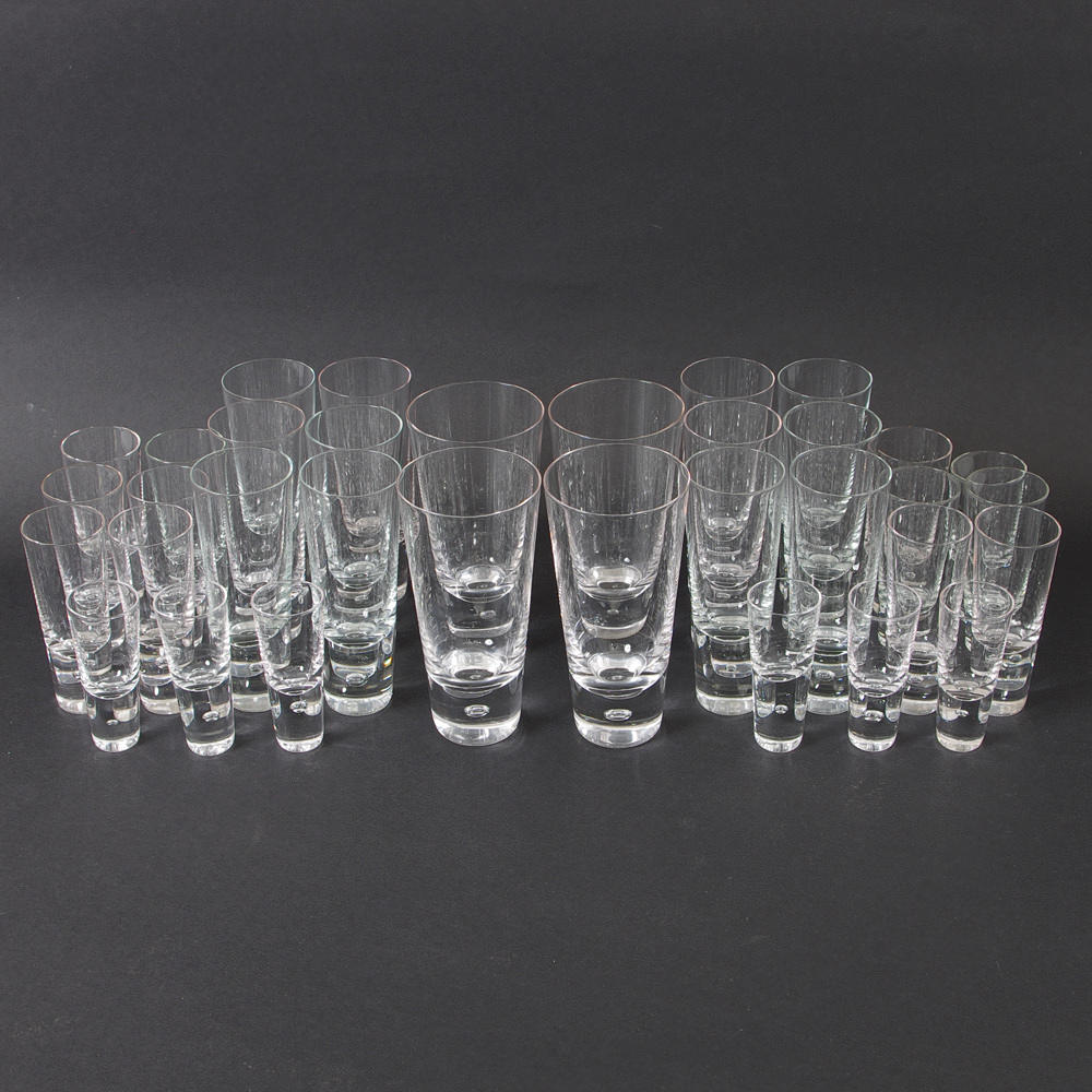 GLASSERVIS, "Samba", Vicke Lindstrand, Kosta.