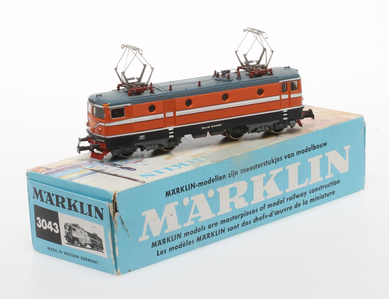 MODELLTÅG MÄRKLIN HAMO 8343 Rc-loket i originalkartong.