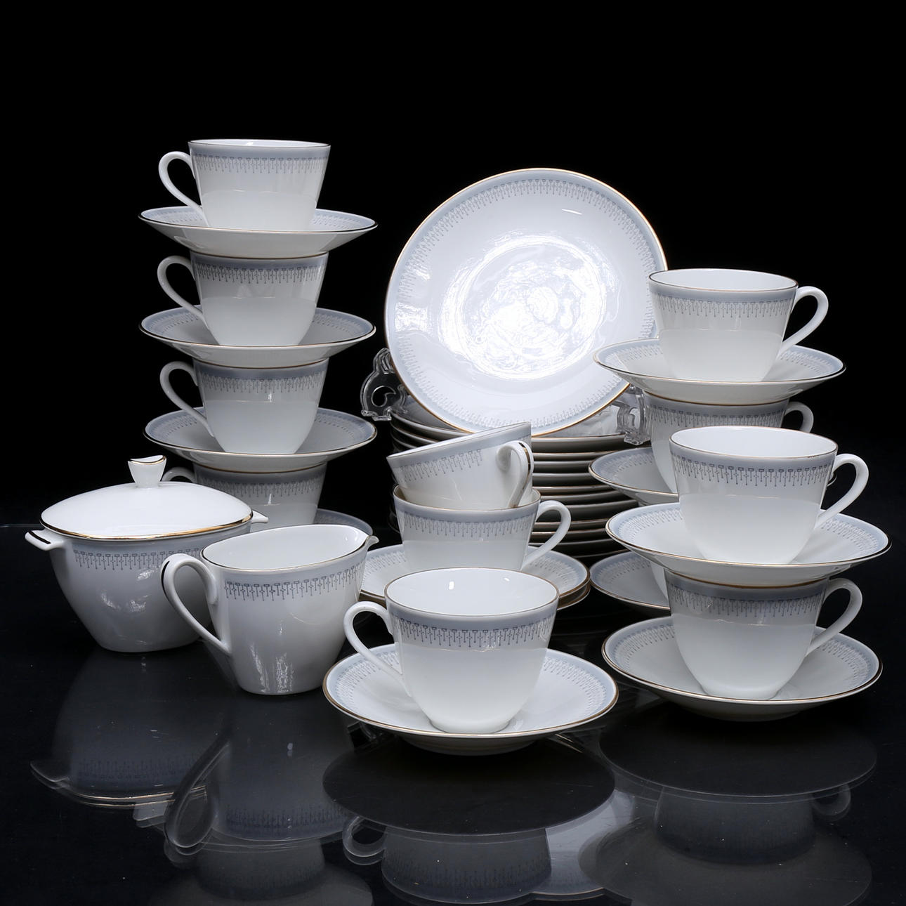COFFEE SET, 26 pieces, porcelain, "Cosmos", Rörstrand.