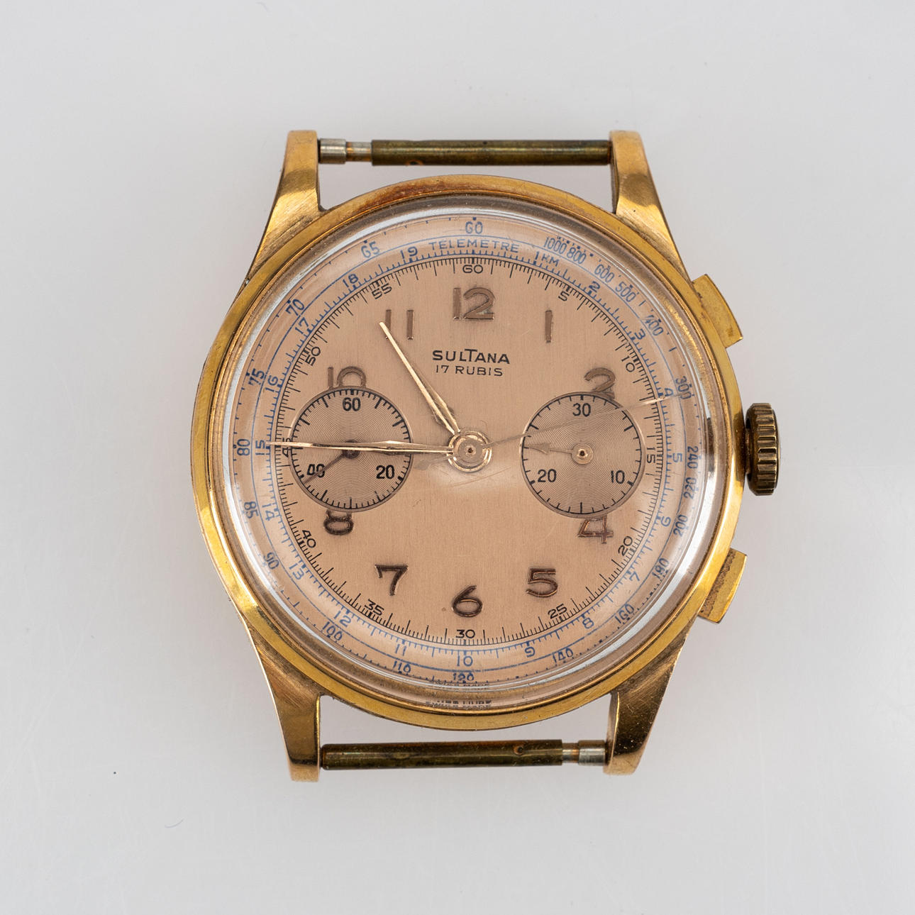 Montre Ancienne Breitling Navitimer Chronographe Mécanique - Modèle Sultana, étanche, Fonctionne Bien, Occasion