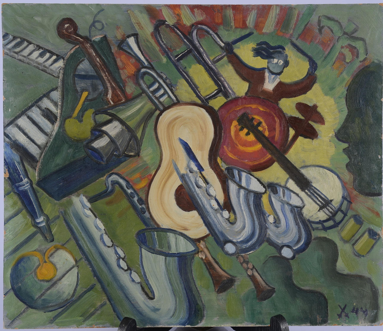 HARDY STRID. Olja på pannå.