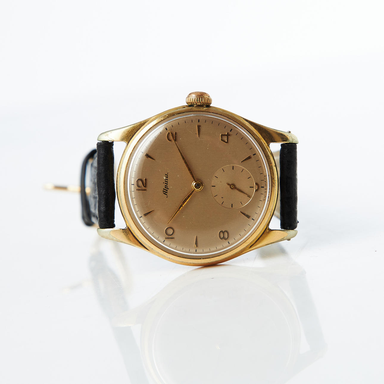 ALPINA, wristwatch, gold double.