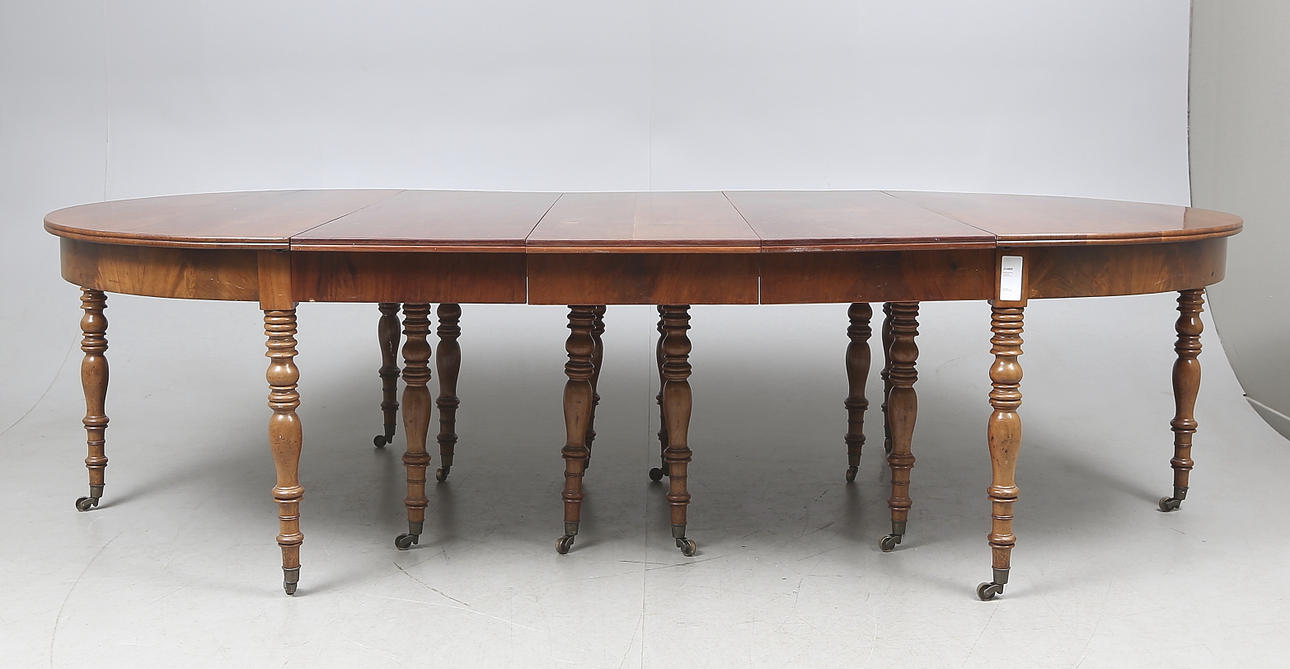 MATSALSBORD, senempir, 1800-talets mitt.