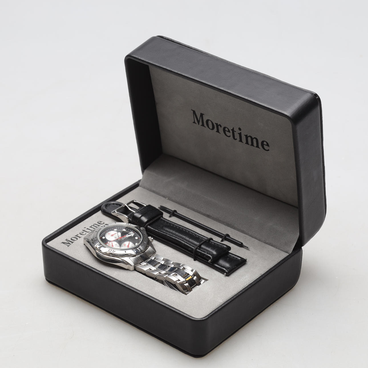 ARMBANDSUR, Moretime, stål, Japan.