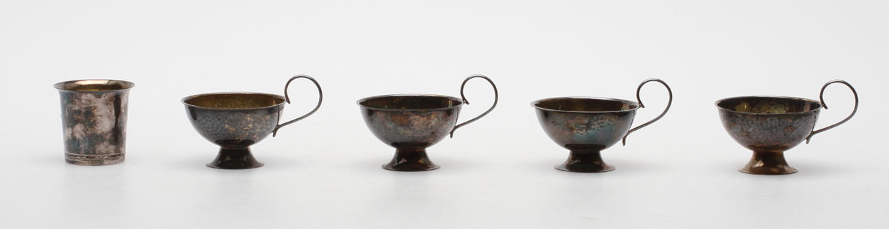 PARTI SILVER, 5 del, muggar, ca 154 gram.