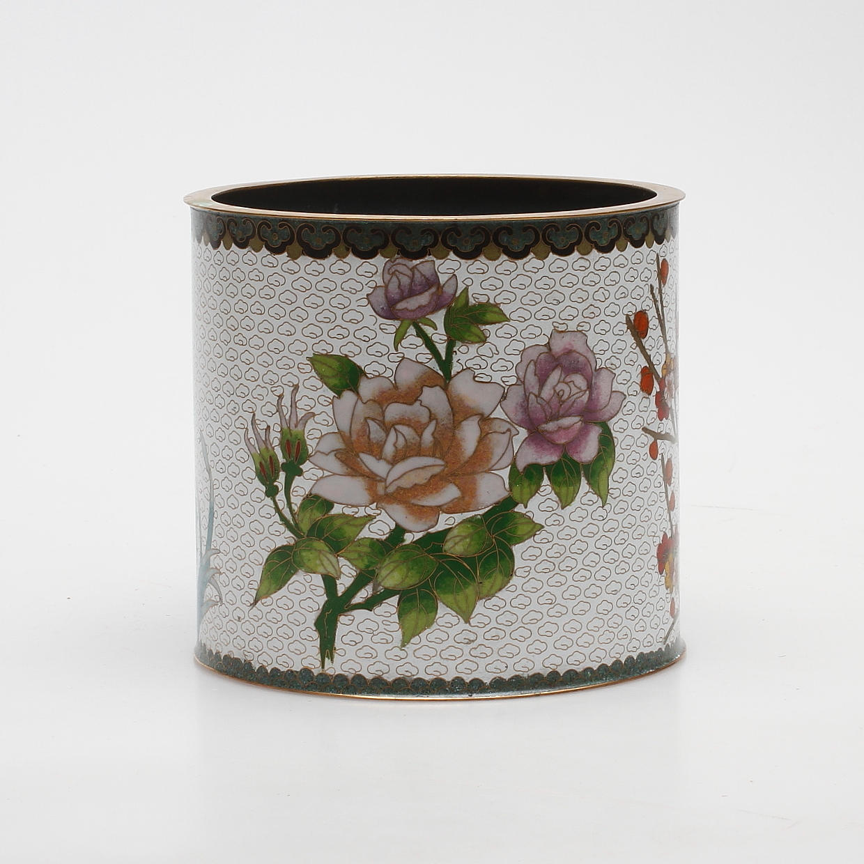 VAS, emaljarbete, Kina, 1900-tal.