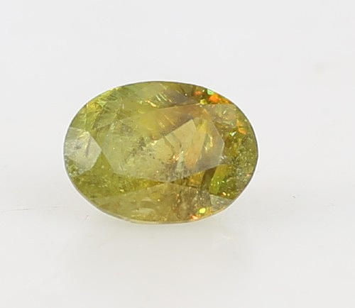 EDELSTEIN, Sphen (Titanit), 5,06 Karat.