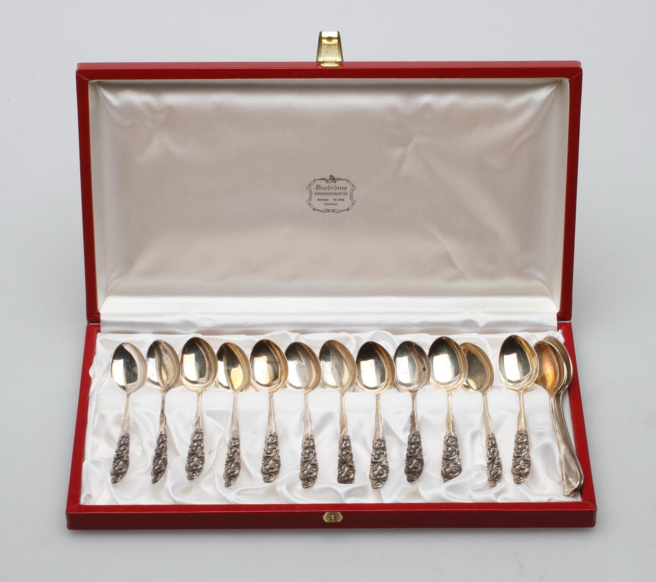 SKEDAR, 15 delar, Silver, ca 175 gram.
