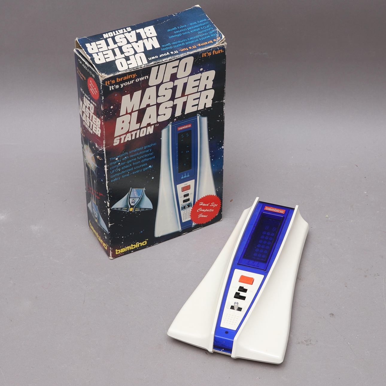 UFO MASTER BLASTER STATION, games console, Bambino, 1970s.