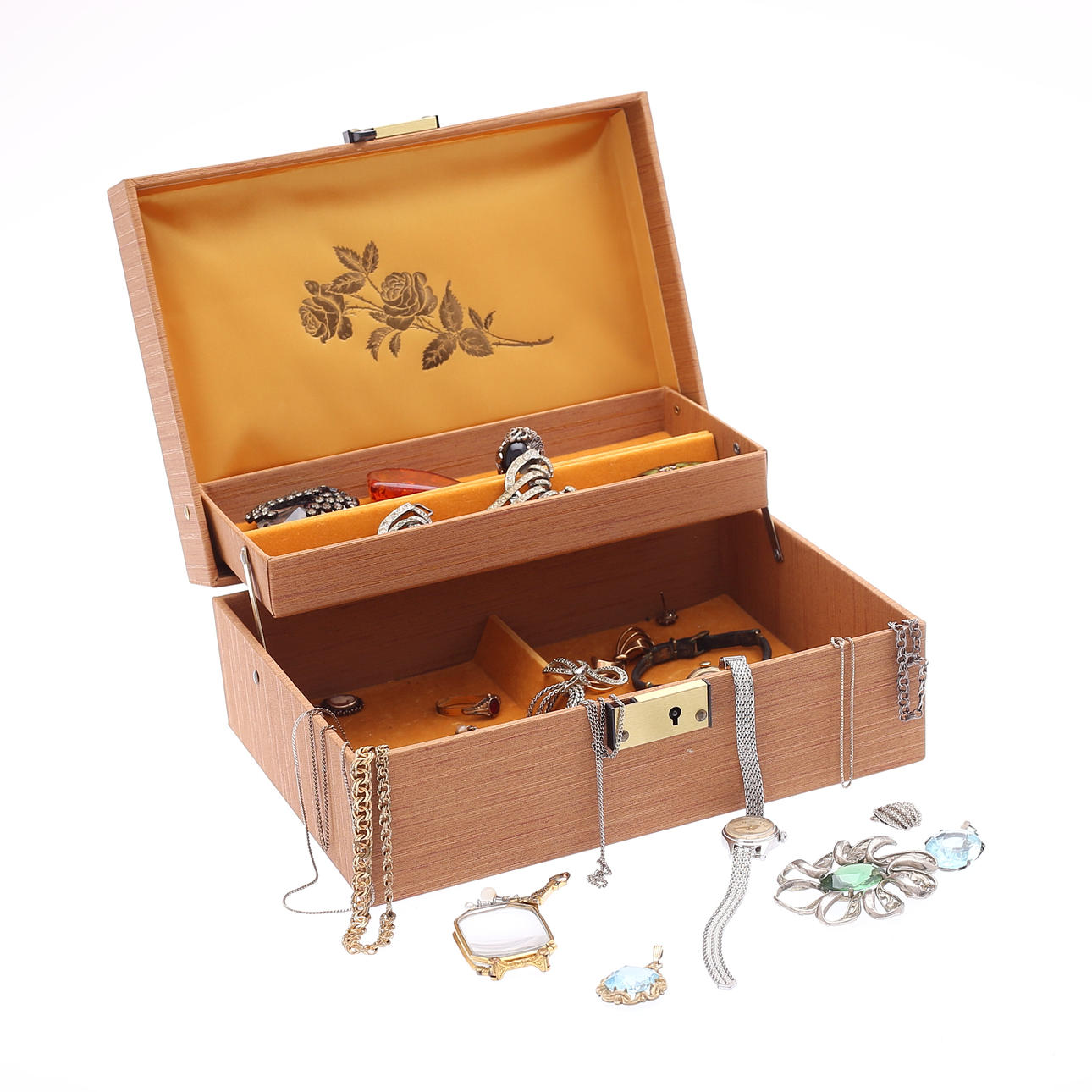 JOYERÍA, Lote, níquel/plástico.