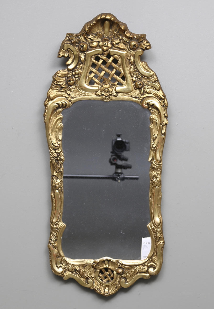 SPEGEL, rokokostil, bladguld, Åke Österlinds Förgylleri, 1900-tal.