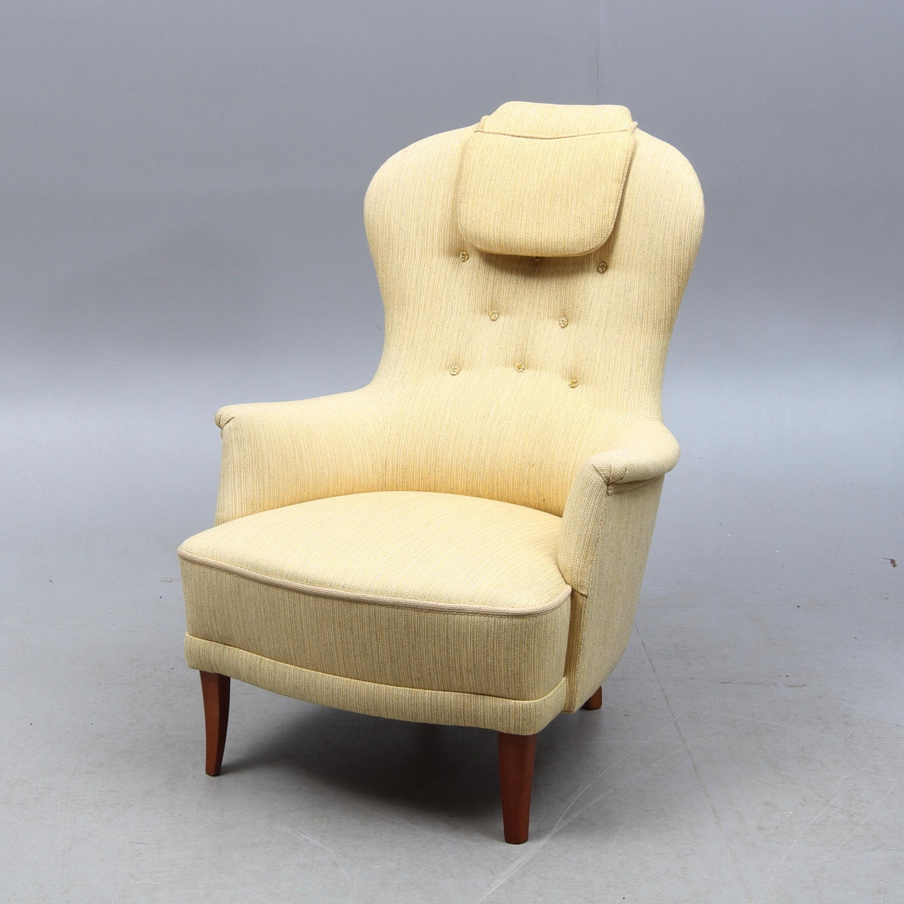 FÅTÖLJ, "Farmor", Carl Malmsten, AB O.H. Sjögren.