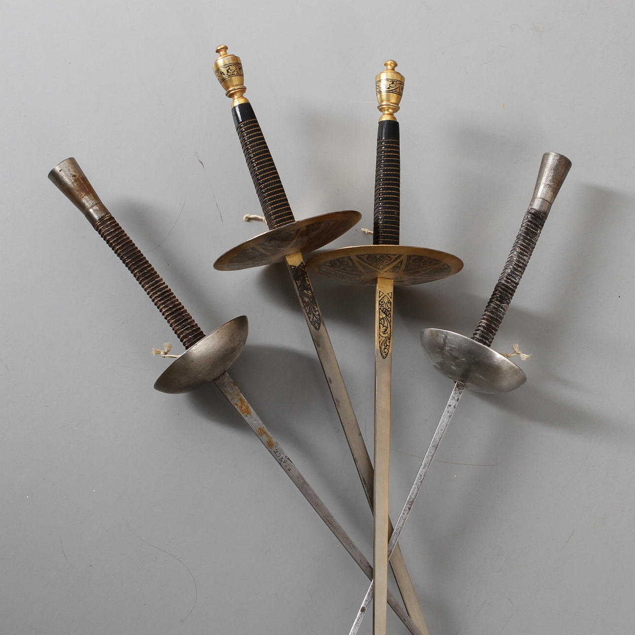 FLORETTER, 4 st, 1900-tal.