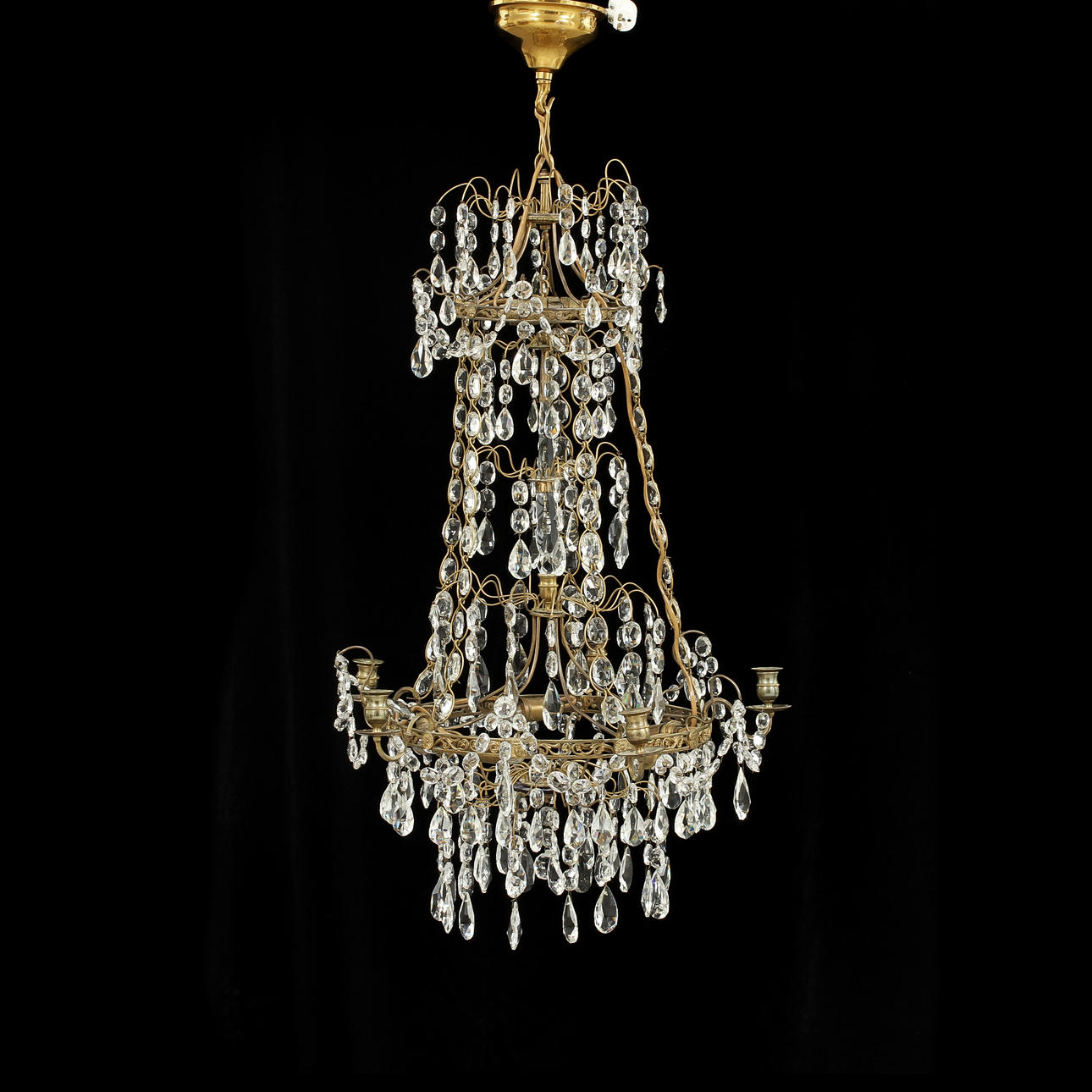 LJUSKRONA, höjd ca 80 cm.