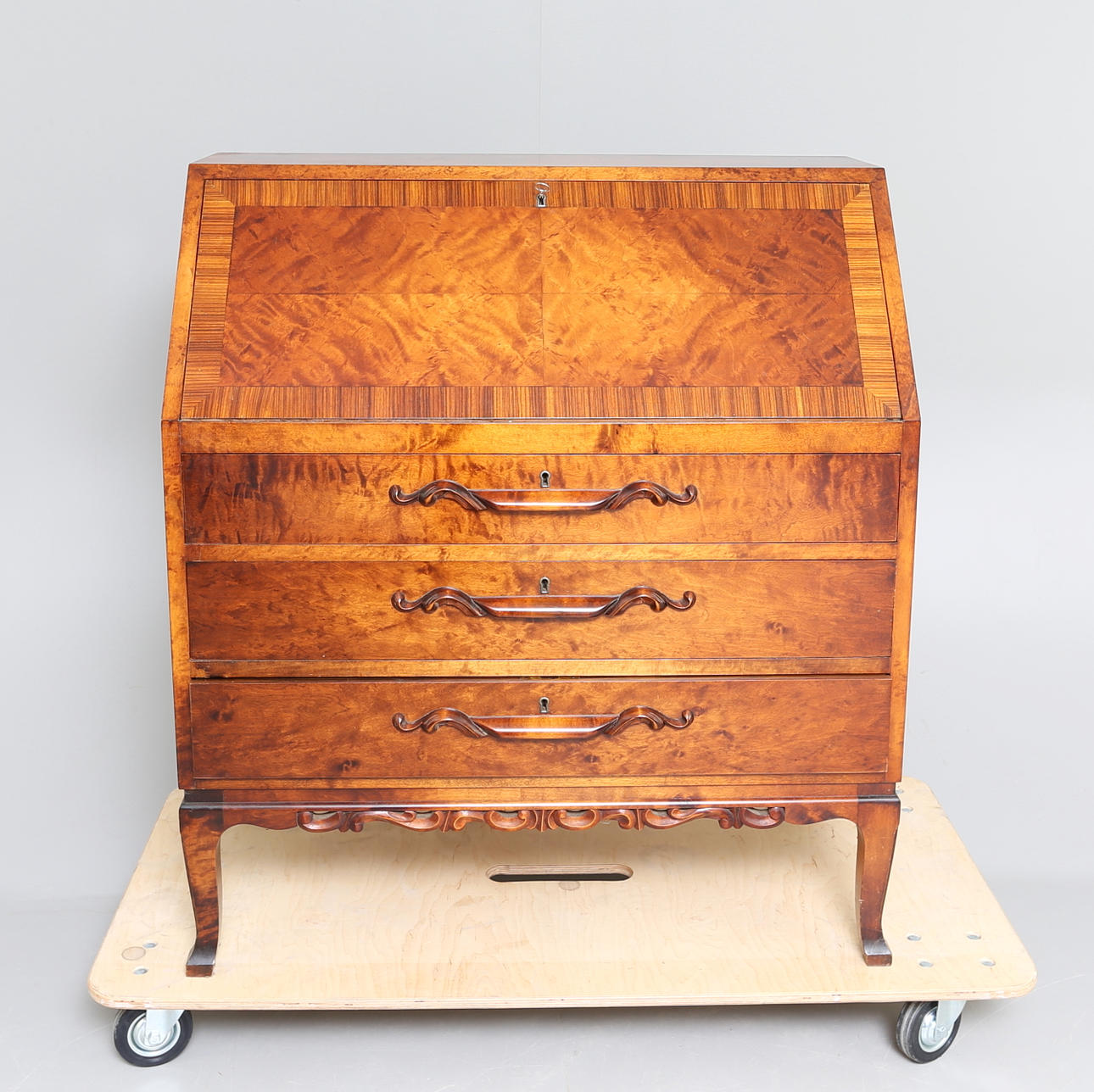 SEKRETÄR, Chippendale stil, 1930-tal.