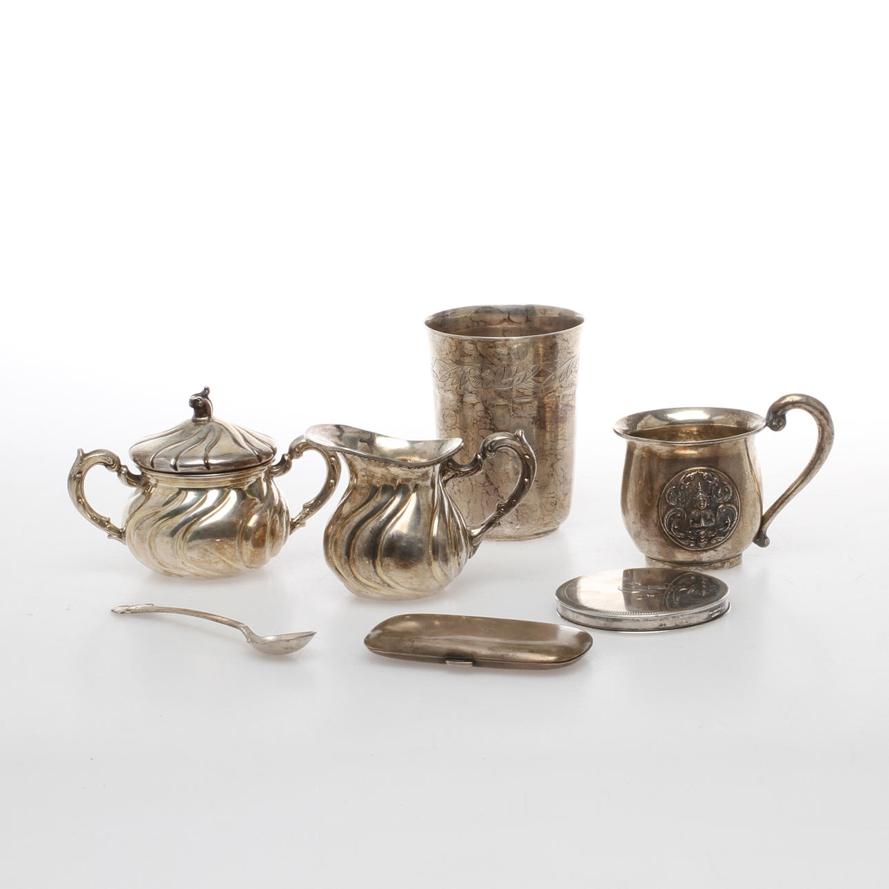 SILVER, 7 delar, 1900-tal.