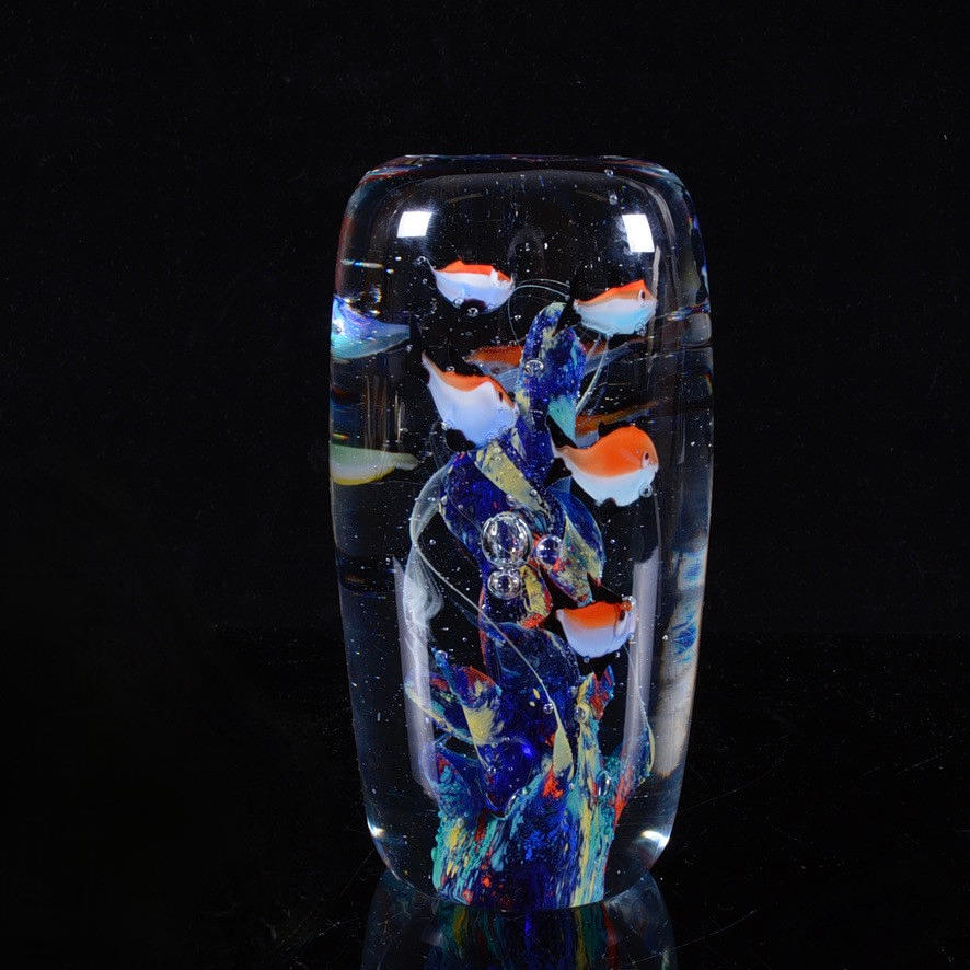 SKULPTUR, glas, moderne fremstilling.