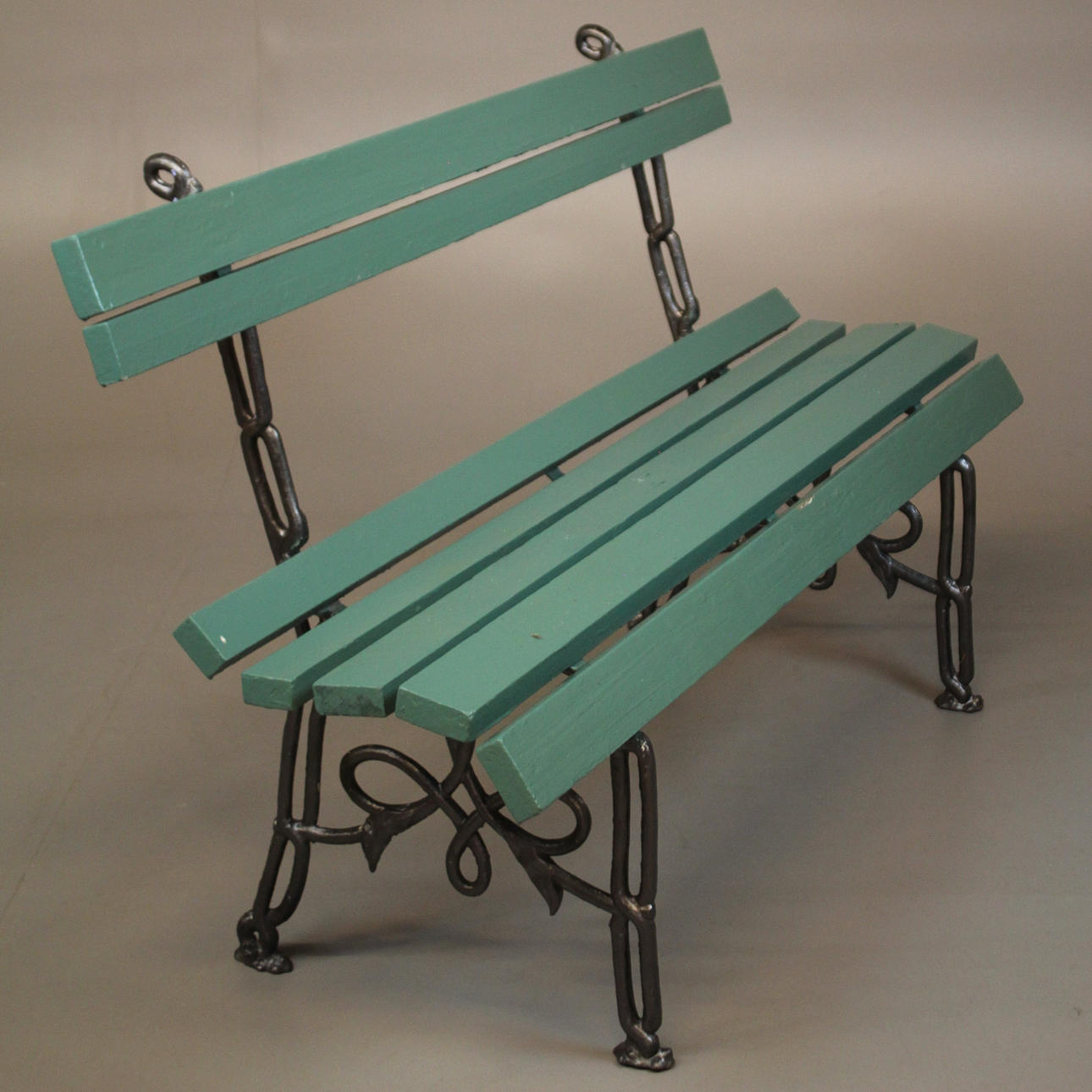 PARKBÄNK gjutjärn / trä.