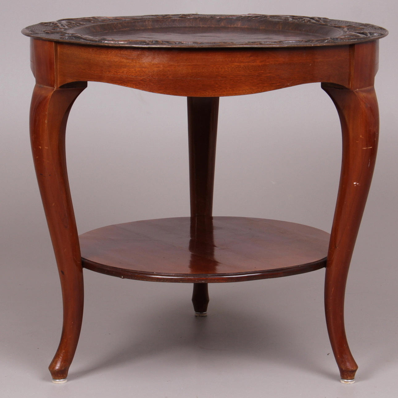 RÖKBORD, med kopparskiva, 1900-tal.