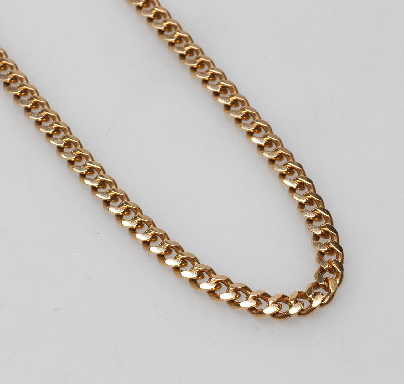 HALSKEDJA PANSAR, 18k guld, vikt ca 41,3 gr.