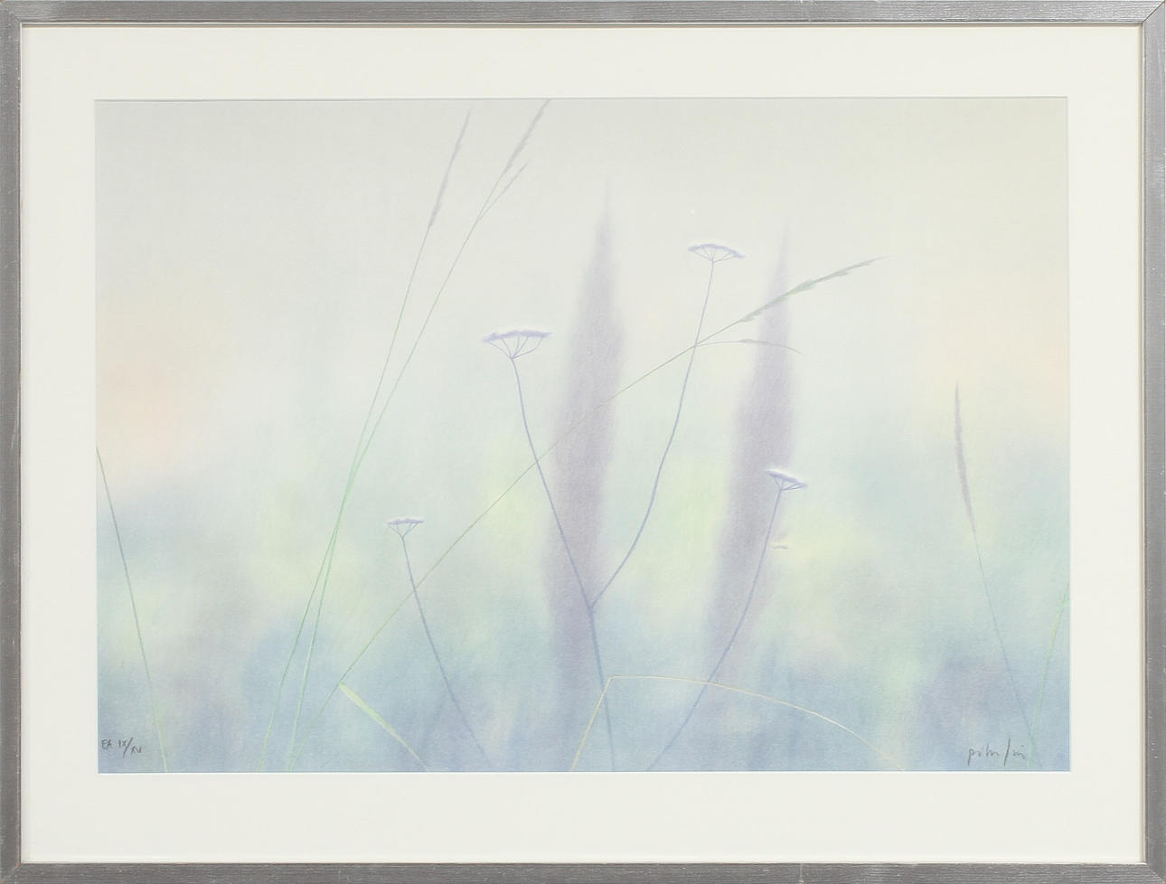 PETER FRIE. Växter, färglitografi, signerad och numrerad EA, IX/XV.