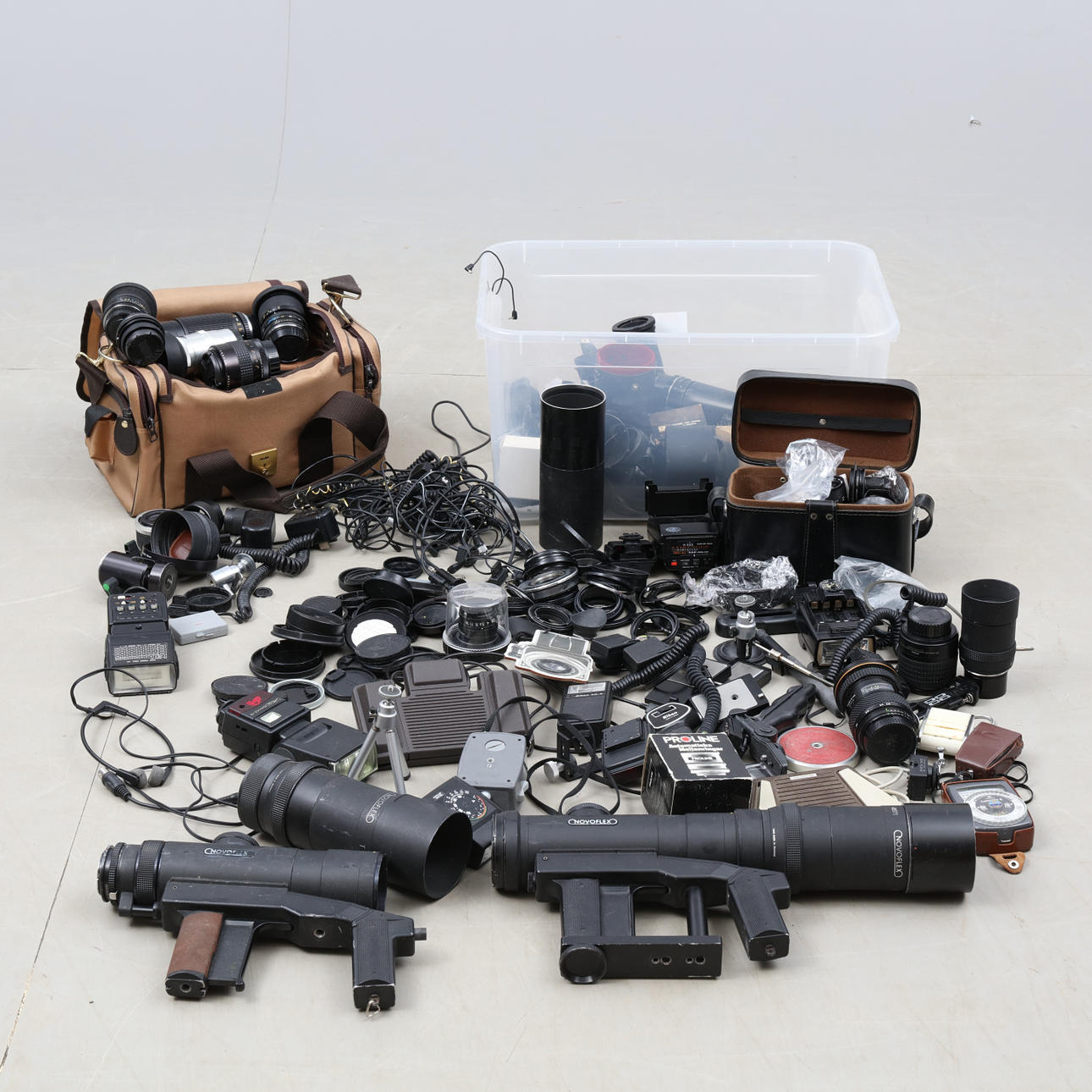 LENS and camera accessories, including Novoflex, Olympus etc.