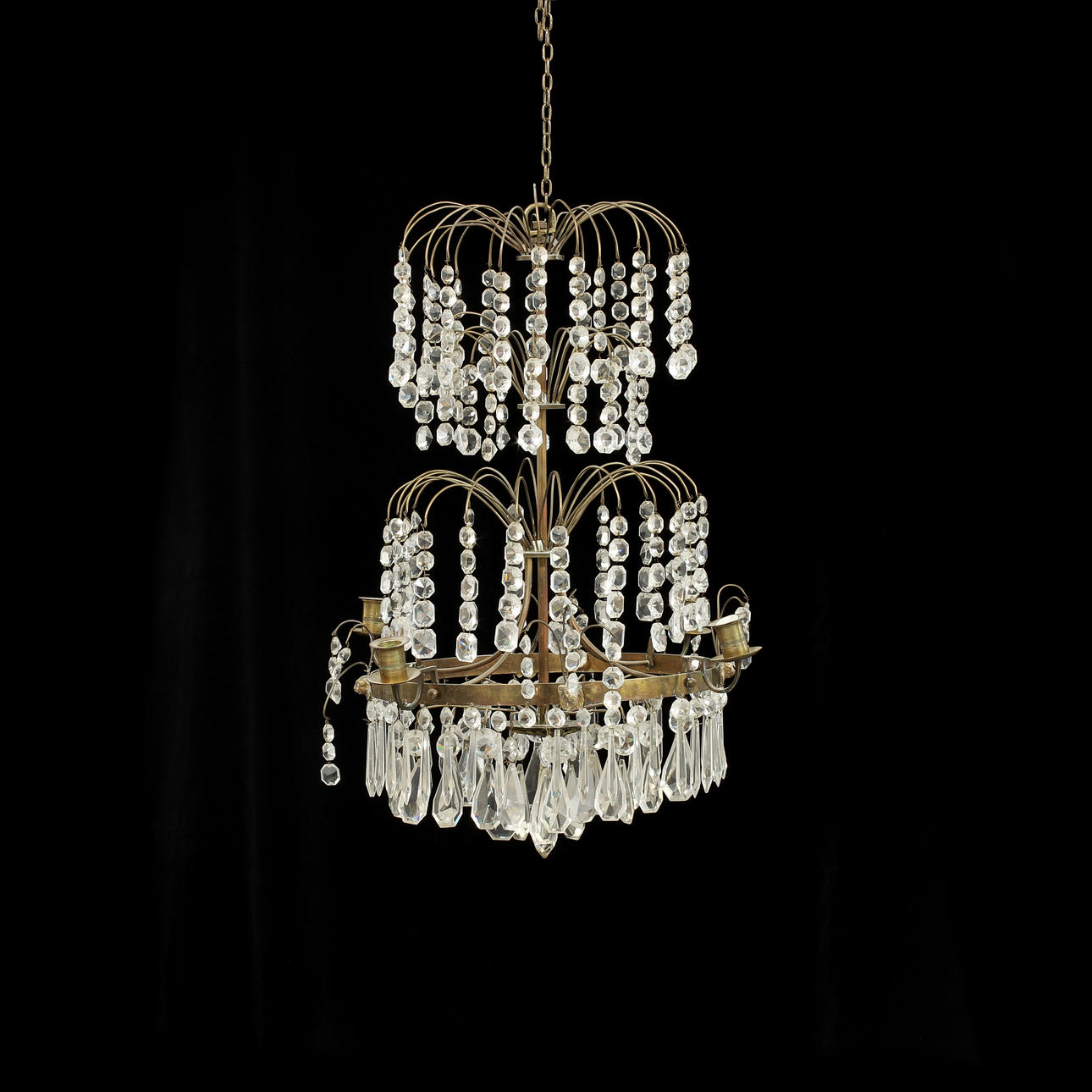 LJUSKRONA, höjd 60 cm.