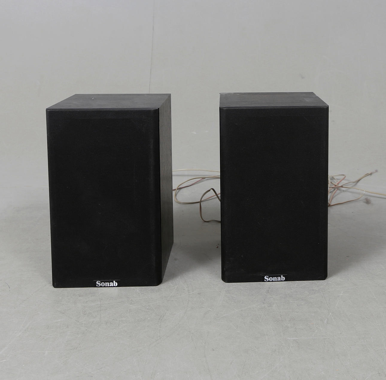 SPEAKERS, a pair, Sonab, "C-11", 1900s.