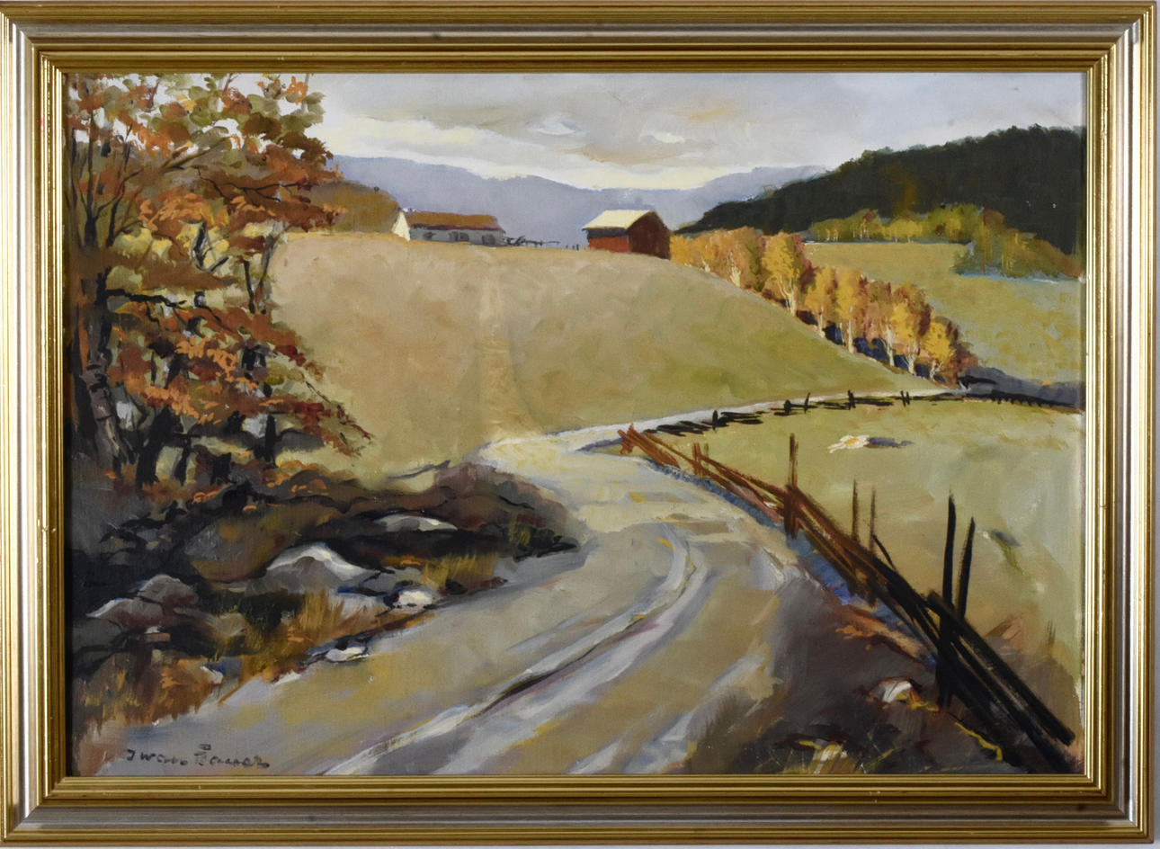 IVAN BAUER. oil on canvas.