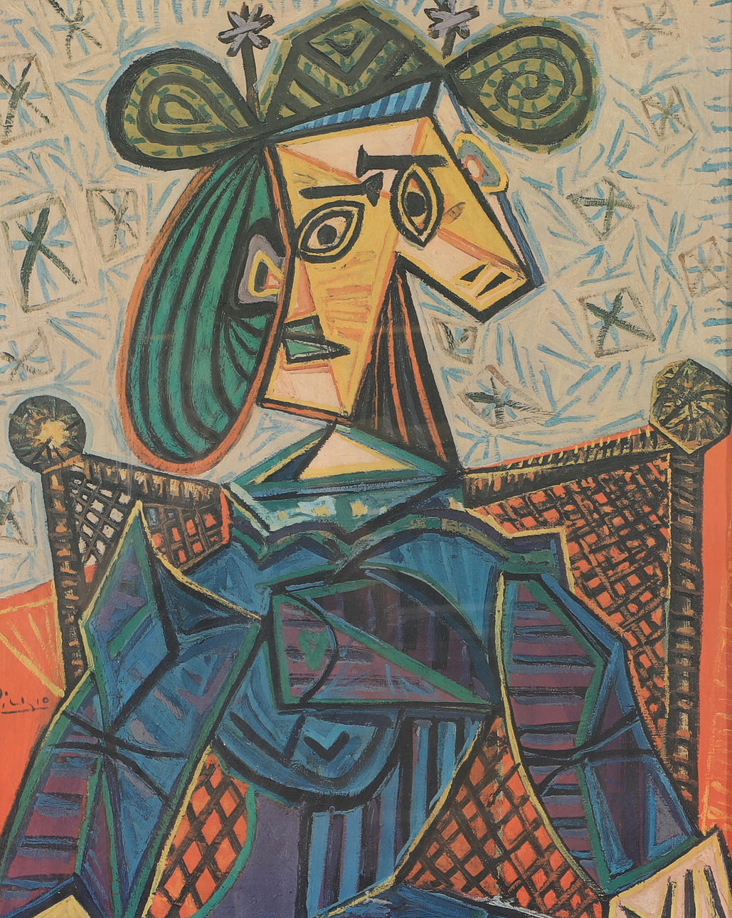 PABLO PICASSO. Composition, print.