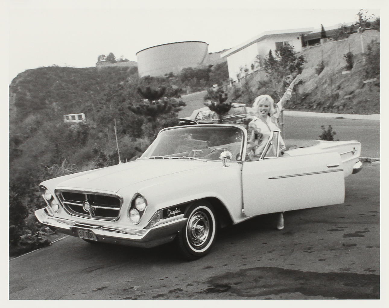 GEORGE BARRIS, gicleetryck, numr 131/200 samt daterad 2006.