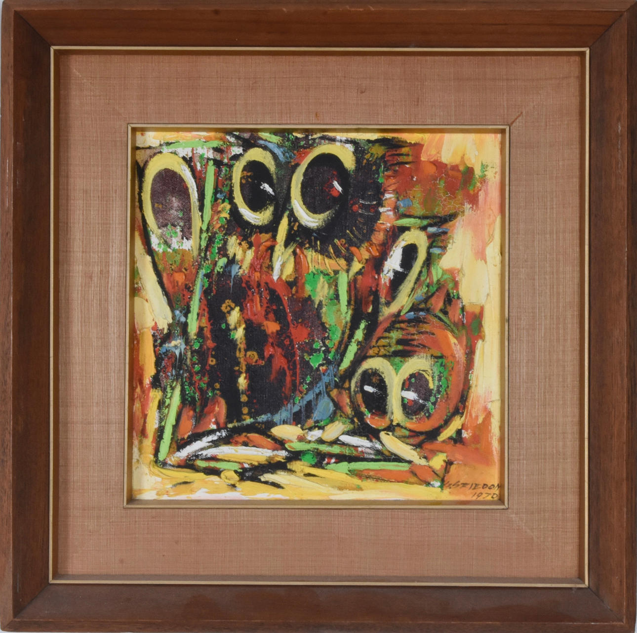 SANONG SRIBOON. oil on canvas.