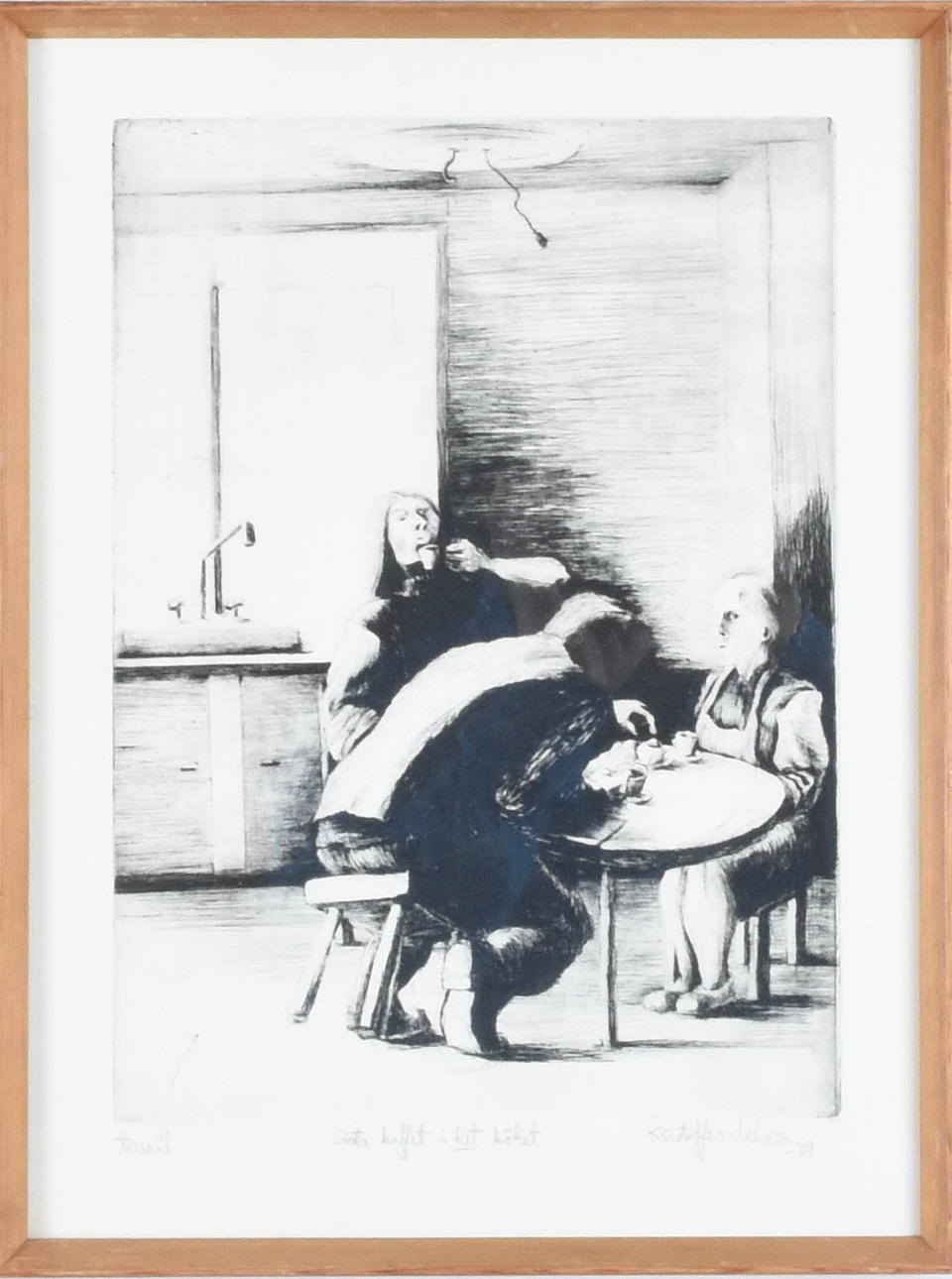 KRISTOFFER NILSSON. Grabado a punta seca.