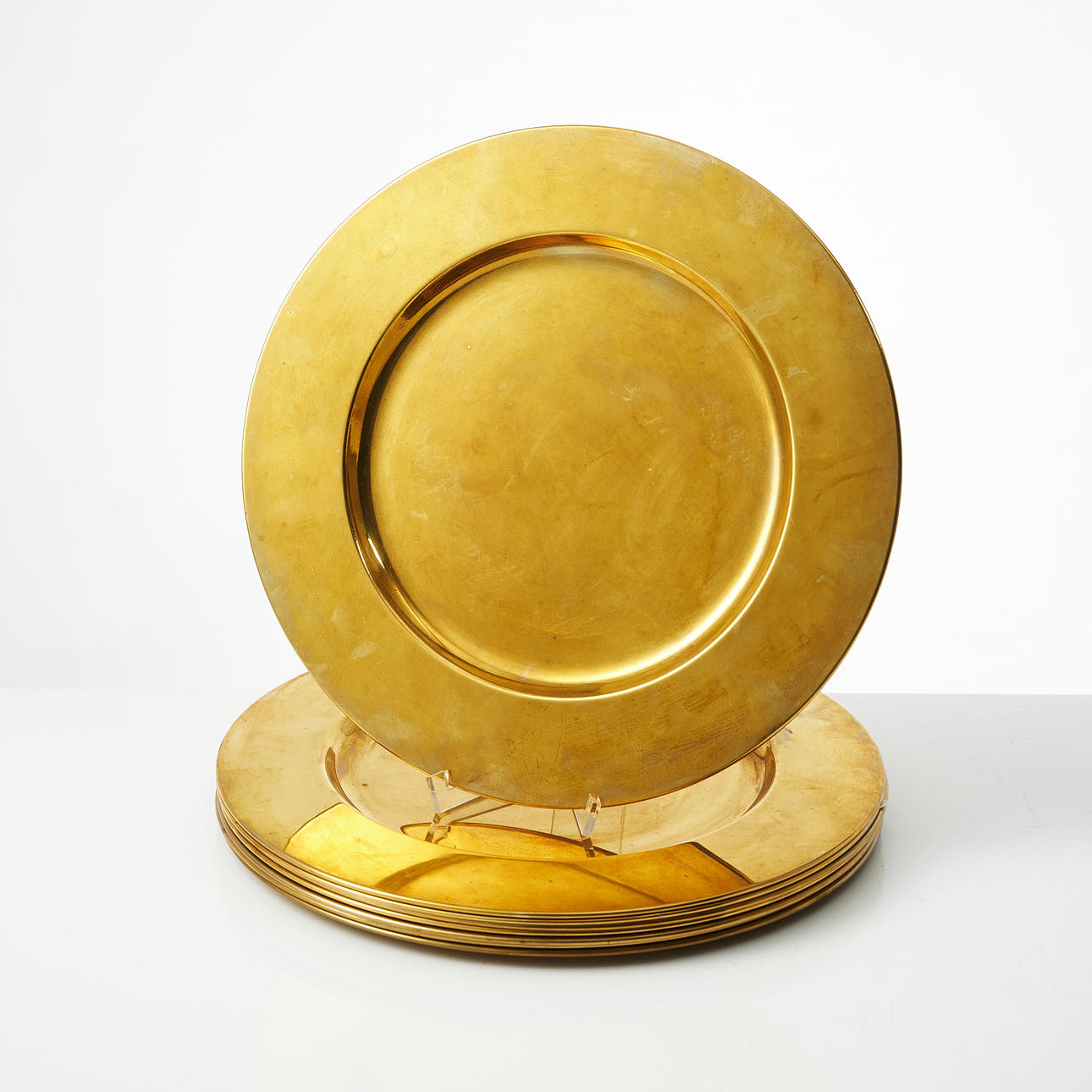 KUVERTTALLRIKAR, 8 st, mässing, 1900-tal.