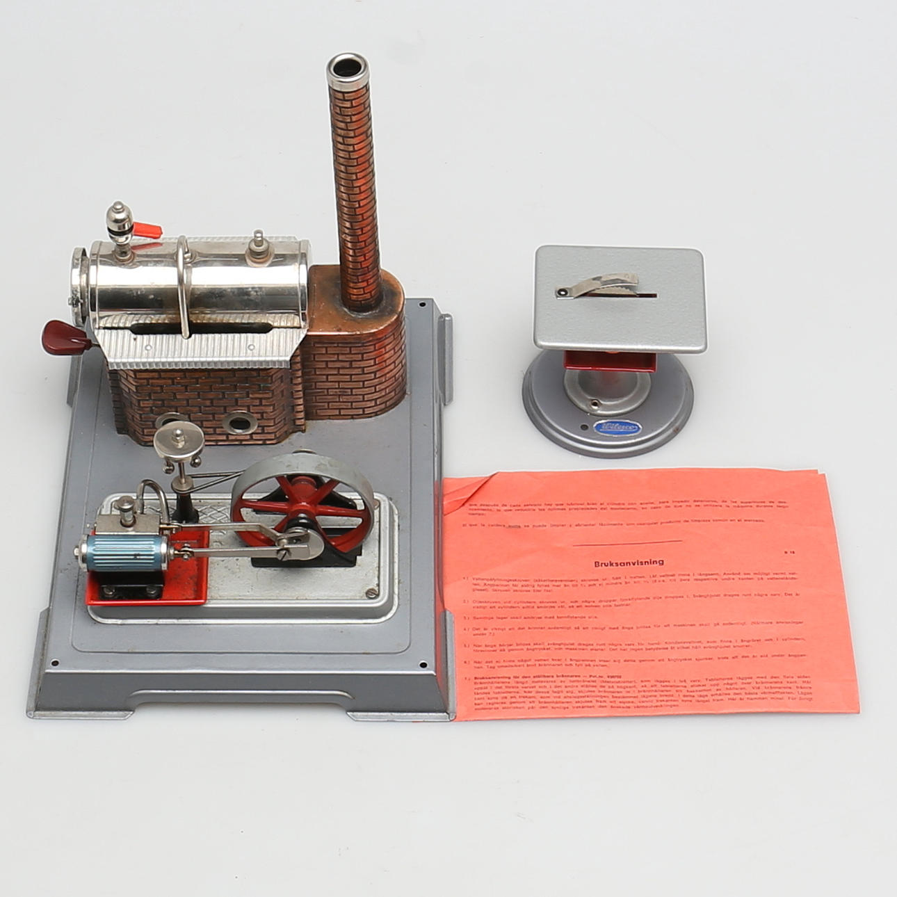 ÅNGMASKIN. Wilesco B726, Västtyskland.